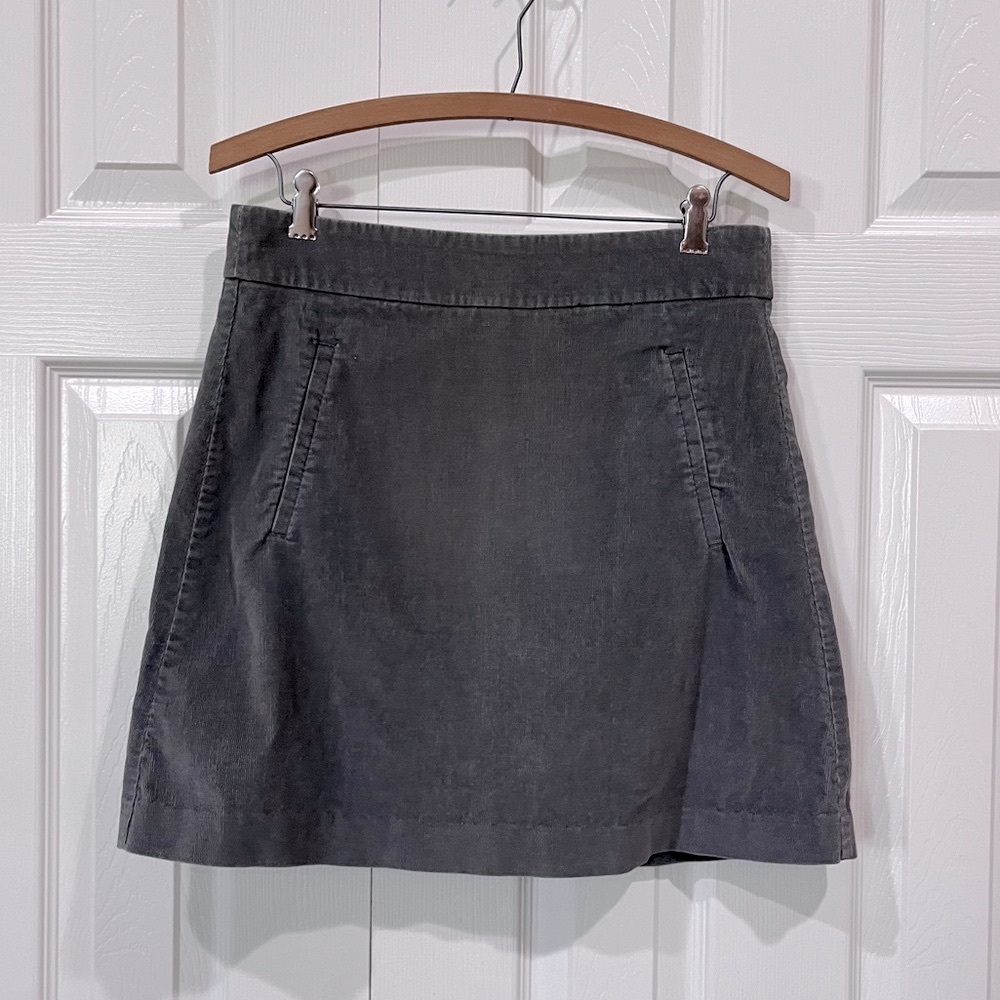 Land’s End Canvas 1963 Corduroy Skirt Gray Size 4